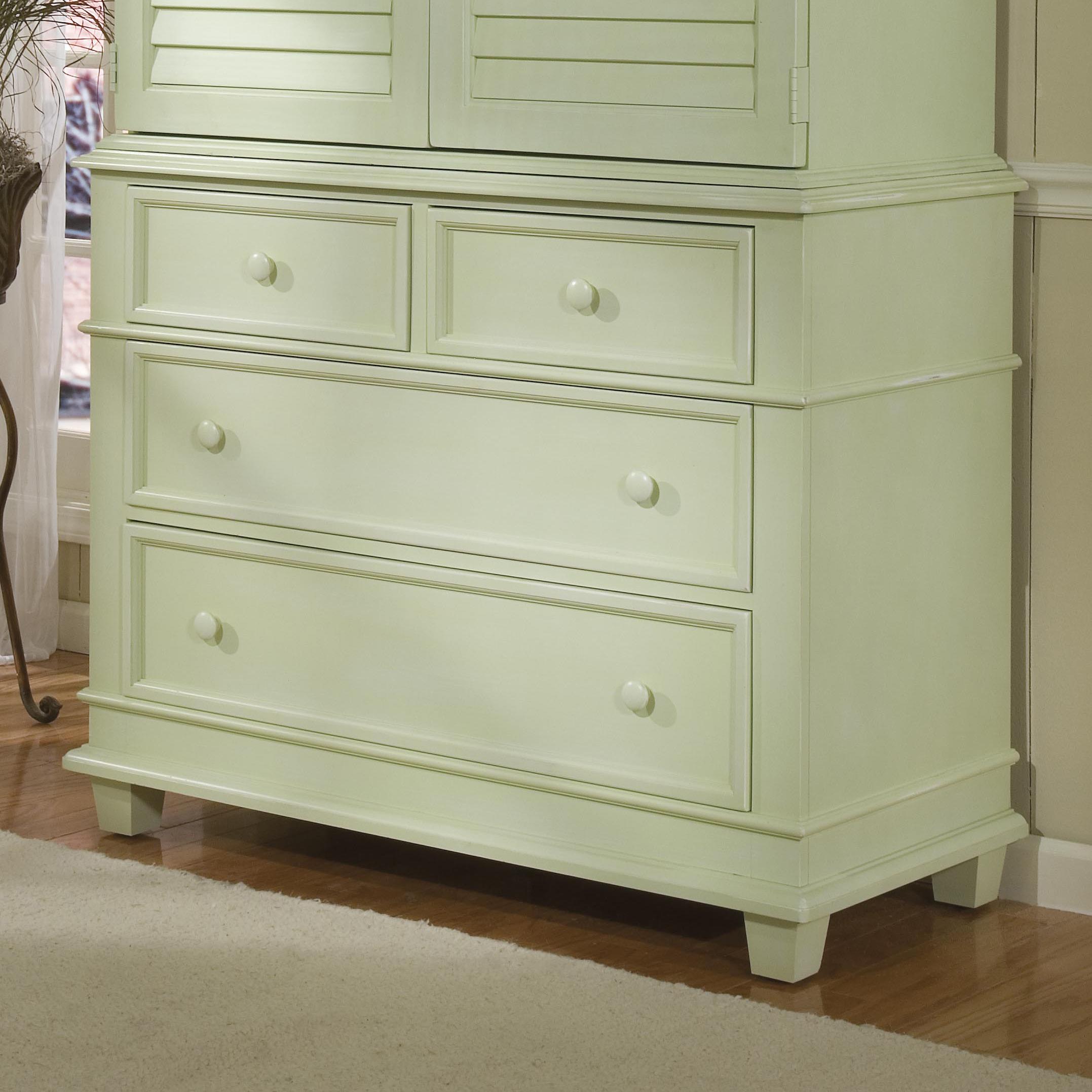 Linwood Furniture Villages of Gulf Breeze Single Dresser with 4 Drawers